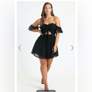 Off the shoulder dress